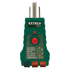Extech ET10  GFCI Receptacle Tester