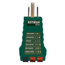 Extech ET15  Receptacle Tester