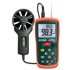  Extech AN200  CFM/CMM Mini Thermo-Anemometer with built-in InfraRed Thermometer
